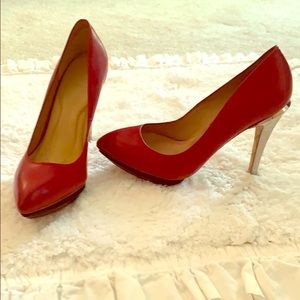 L.A.M.B. Red Pumps
